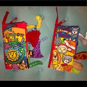 Jellycat crinkle books